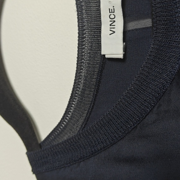 VINCE Silk Double Layer Tank Top/ Muscle Tank Size XS - Picture 15 of 15